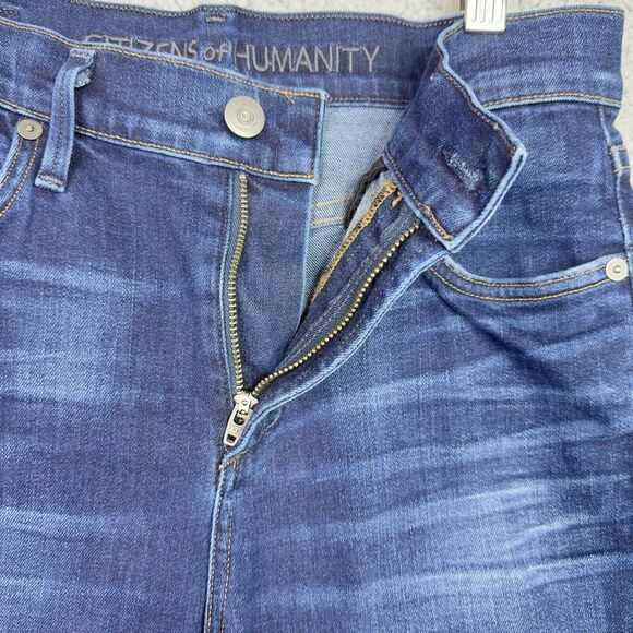 Citizen of Humanity‎ Rocket Crop High Rise Skinny Jeans Womens 26 Blue Mid Rise - Picture 9 of 14
